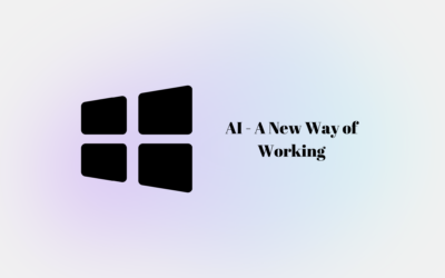 A Whole New Way of Working